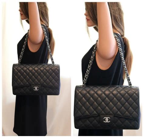 chanel maxi jumbo|chanel double flap jumbo size.